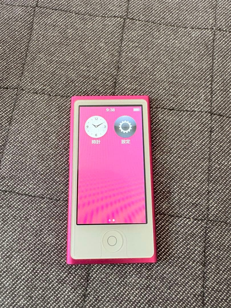 【美品】iPod nano 第7世代 16GB ピンク(本体のみ)