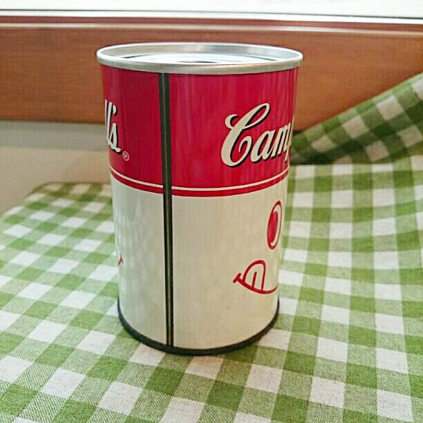 キャンベルスープ 100周年 缶 貯金箱