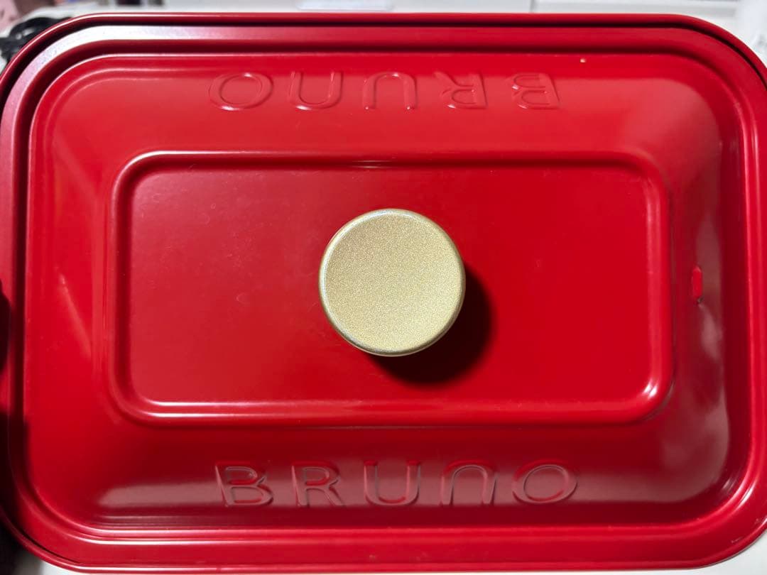 ブルーノ　コンパクトホットプレート　レッド