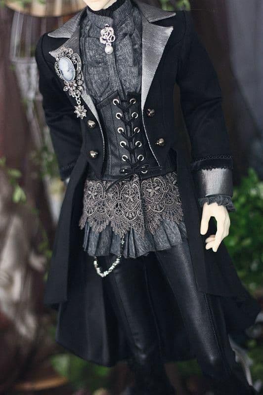 WY101 BJD 人形服 ドール服 灰鷺さん BJD服 騎士 中世纪 7点