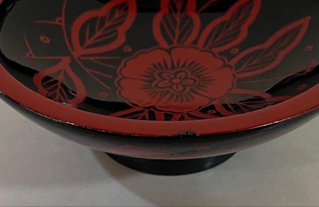 茶道具　箸洗い　木製本漆　5個