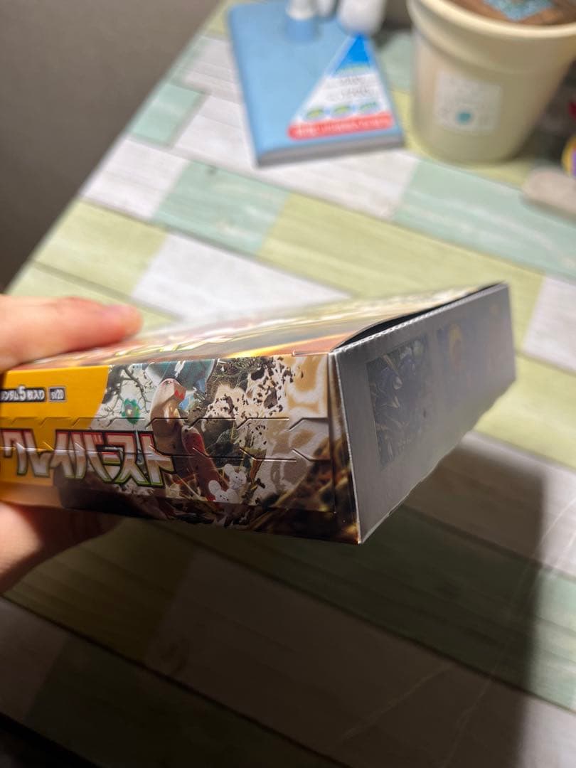 ポケモンカード　クレイバーストシュリンクなしぺりぺりあり