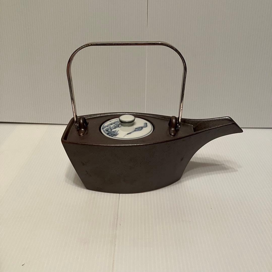 E-2 たち吉 青嵐 酒器 銚子 酒次 和食器 染付 山水画 日本酒 骨董工芸品