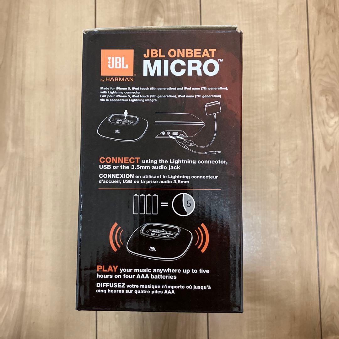 【新品未使用】JBL ONBEATMICBLKJN スマホ　スピーカー