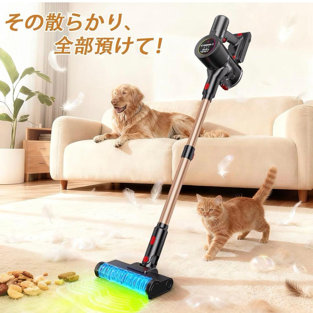⭕️新品　掃除機 コードレス　2026先行販売　業界初独立モーター自走式　AI吸引