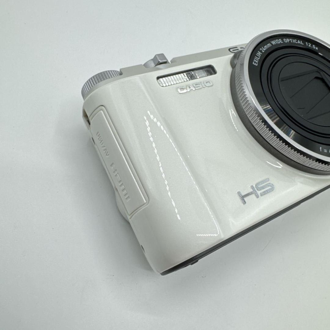 CASIO EXILIM EX-ZR1300 ホワイト コンパクトデジタルカメラ