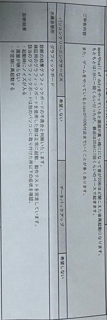 rtx4070 ジャンク