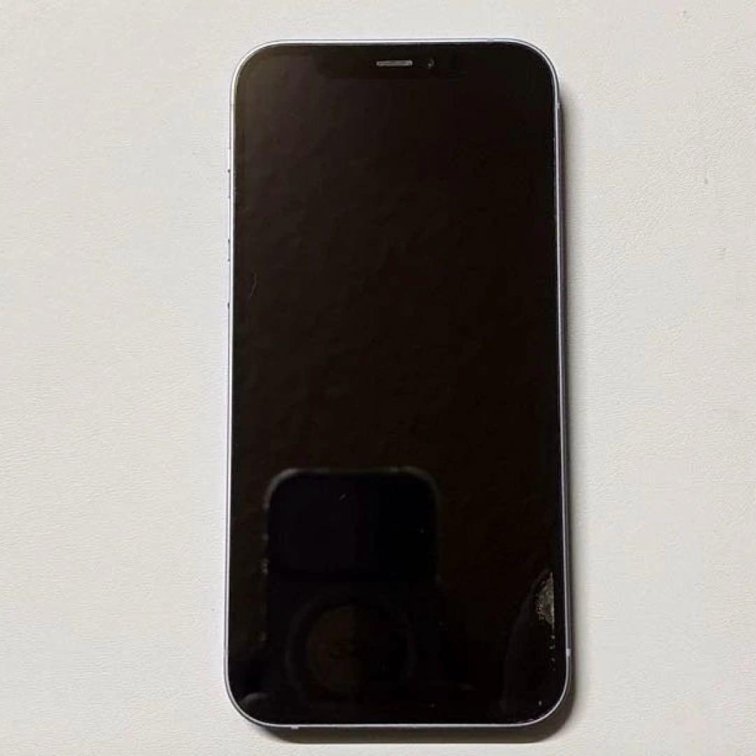 iPhone12 64GB：パープル （ジャンク） 箱・ケース付