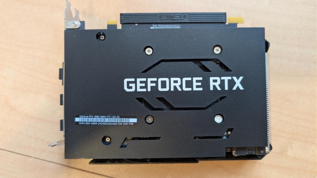 グラフィックボード・グラボ・ビデオカード MSI GeForce RTX 3060 AERO ITX 12G