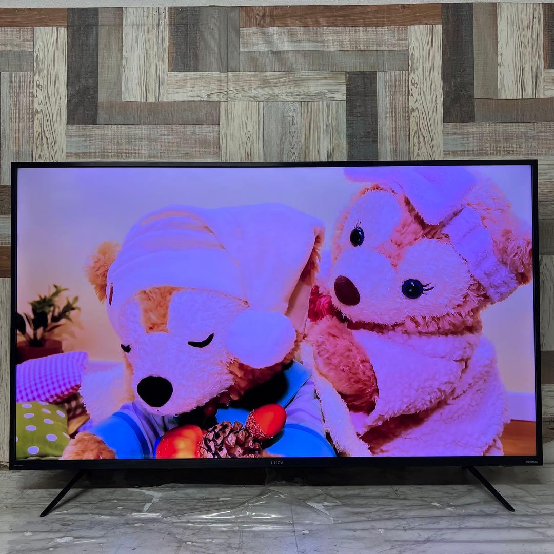 全国送料込❣️アイリスオーヤマ50型4Kチューナー内蔵TV見ながら録画新品リモ付