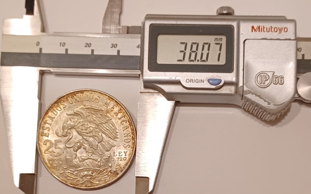 1968年(58年前)メキシコの紋章の銀貨 夏季オリンピック記念銀貨