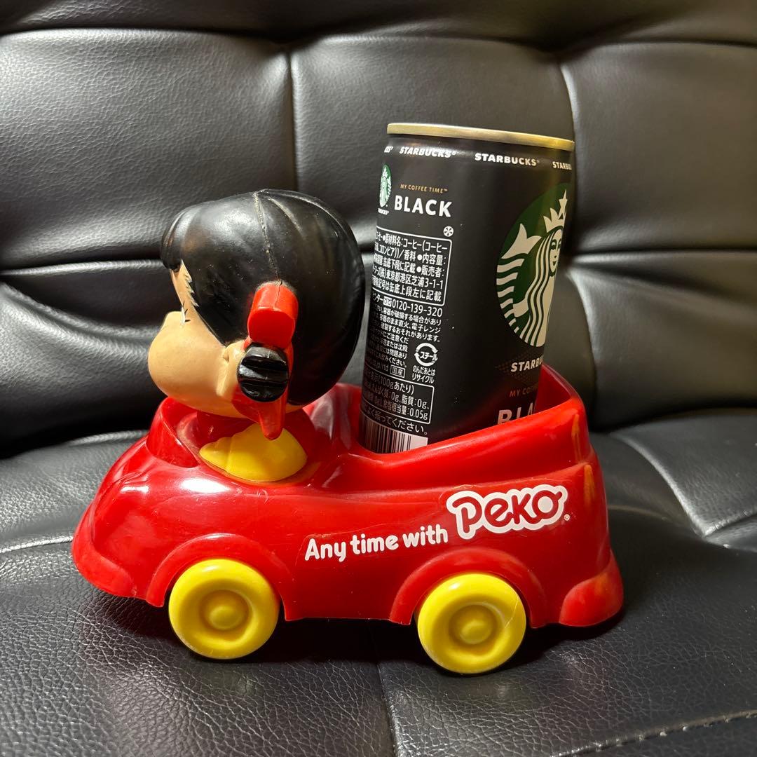 ペコちゃん　ドリンクスタンドカー　昭和レトロ　当時物　レア　希少