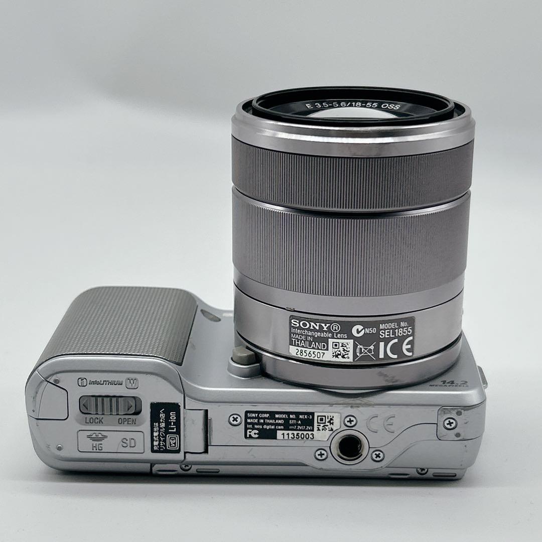 SONY NEX-3 ミラーレス一眼 18-55mmレンズキット Wi-Fi機能