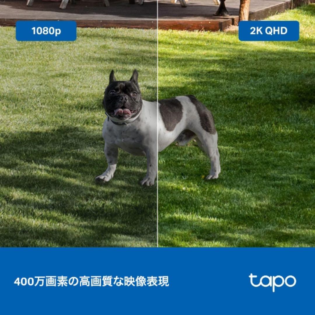 (SDカード付!)フルワイヤレスセキュリティカメラ Tapo C425