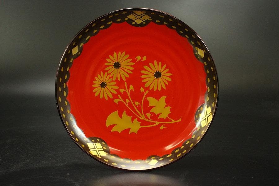 漆器 根来碗 茶托 秀衡蒔絵皿 未使用 まとめて(ZE823)