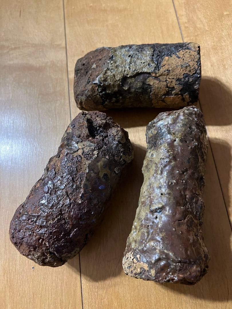 沖縄 壺屋焼 窯道具 大型 トチン 自然釉 登窯 骨董 古美術