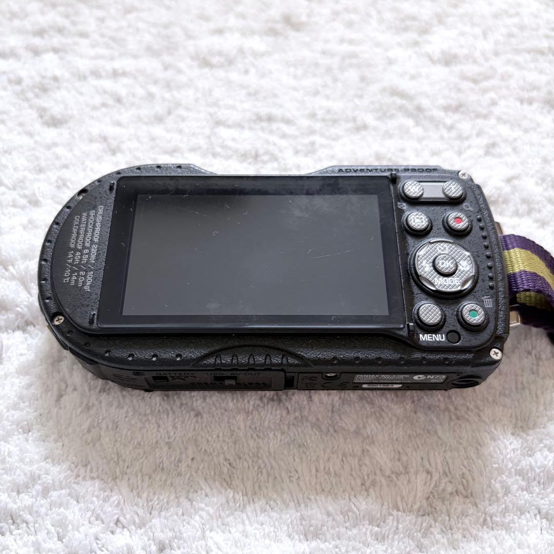 美品【動作確認済】PENTAX ペンタックス WG-3 GPS 防水コンデジ 紫