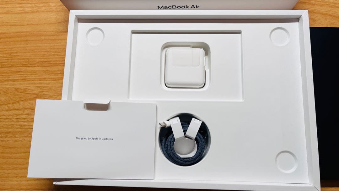 【付属品完備】M2 MacBook Air 8GB/256GB ミッドナイト