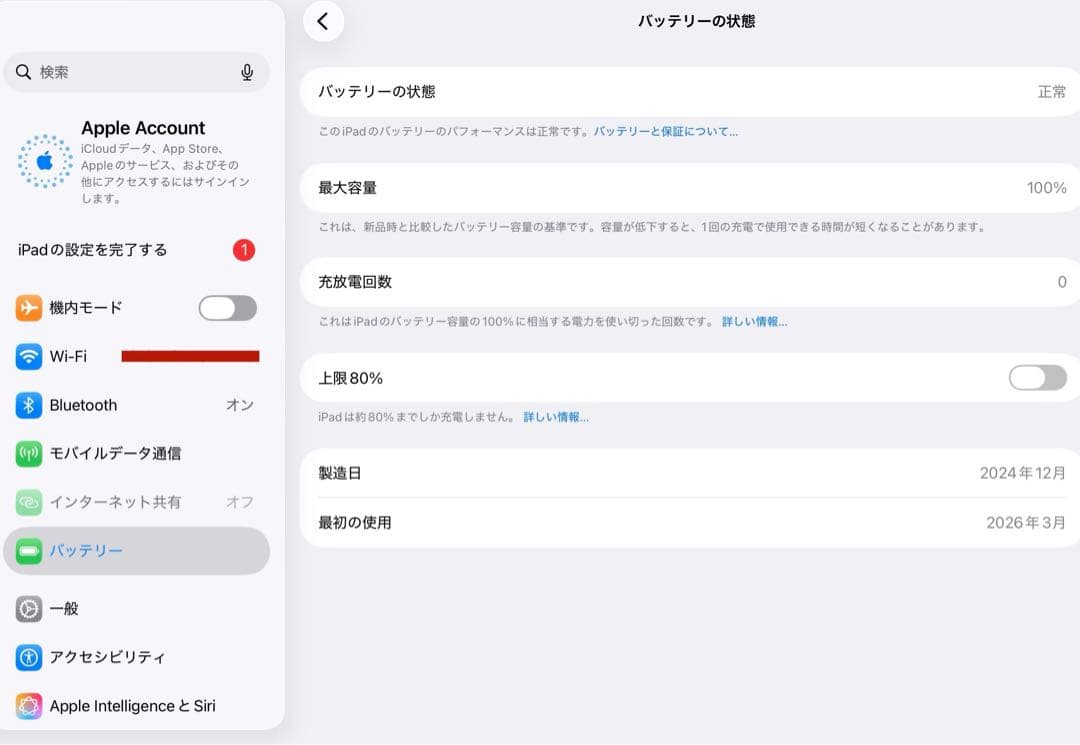 M4 iPadPro 11インチ　512GB Wi-Fiセルラー　アップルケア＋
