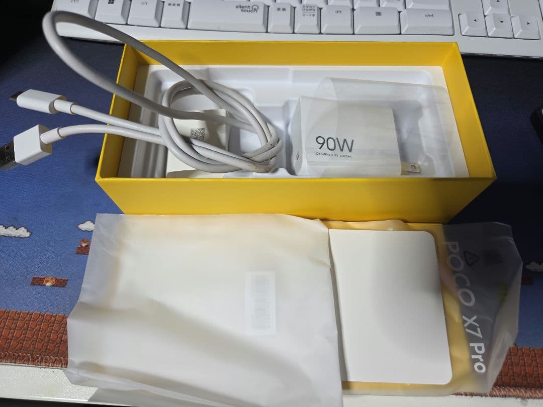 【無傷美品】xiaomi POCO x7Pro 256gb Yellow 99%