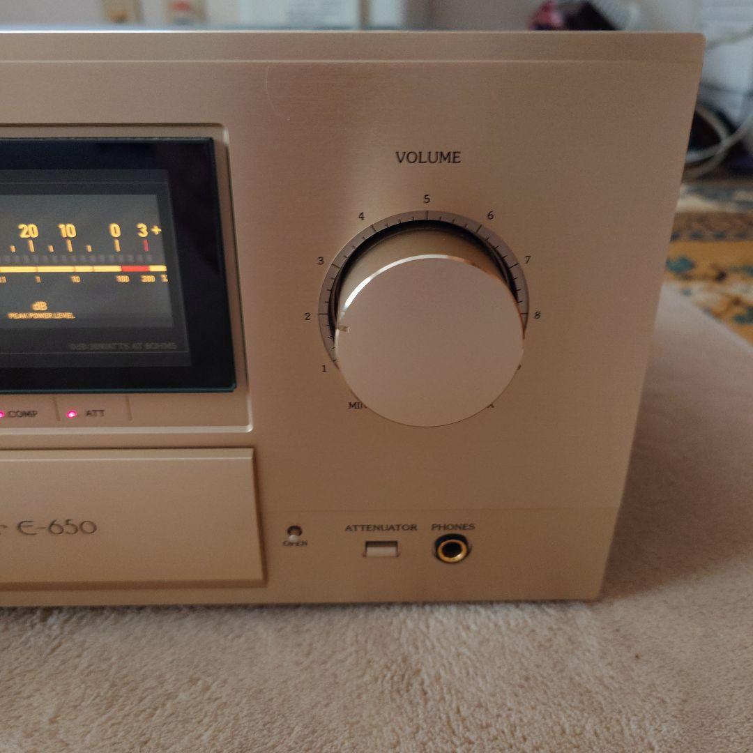 Accuphase E-650 プリメインアンプ DAC60装着済み
