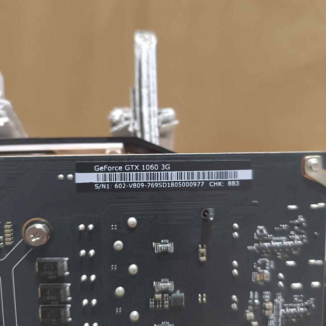 MSI GeForce GTX 1060 3GB 3種類BM完走 正常動作品