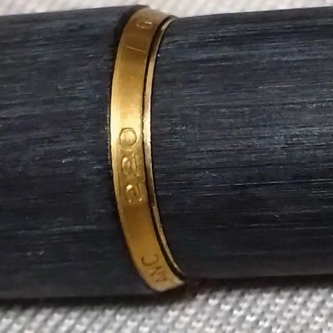 MONTBLANC モンブラン 220 万年筆 ペン先〈585刻印〉木目調