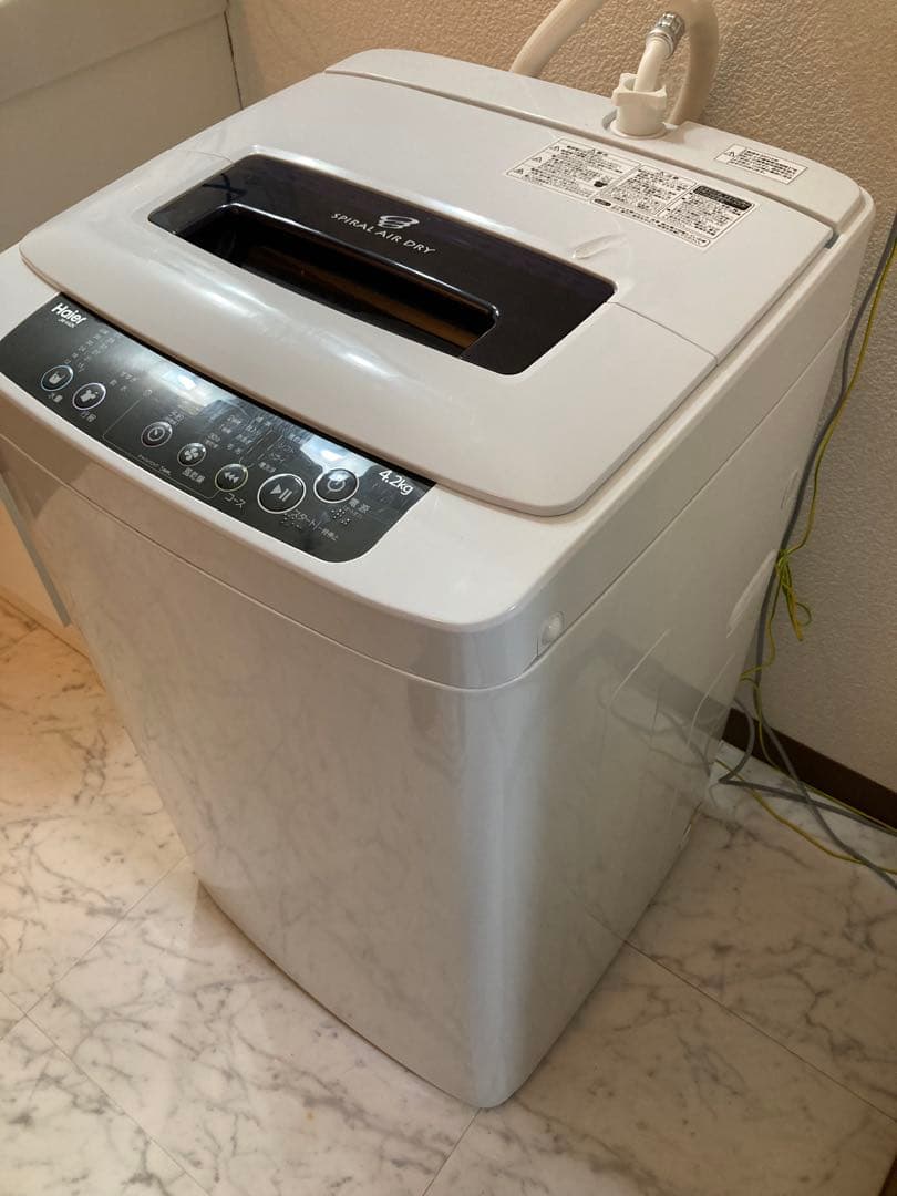 送料込み　Haier 縦型洗濯機 JW-K42K 4.2kg 本体