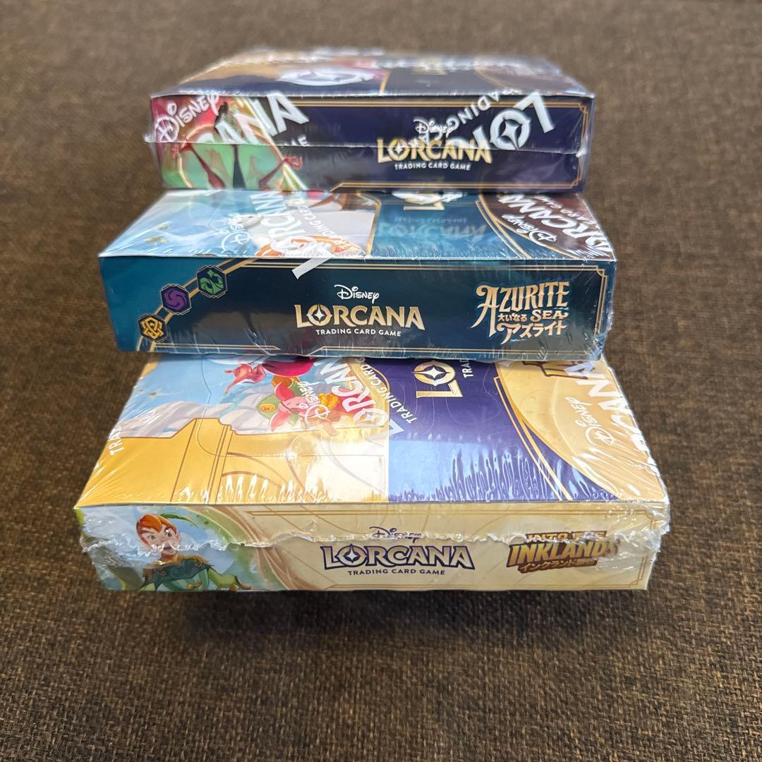 Disney Lorcana トレーディングカードゲーム 3点セット