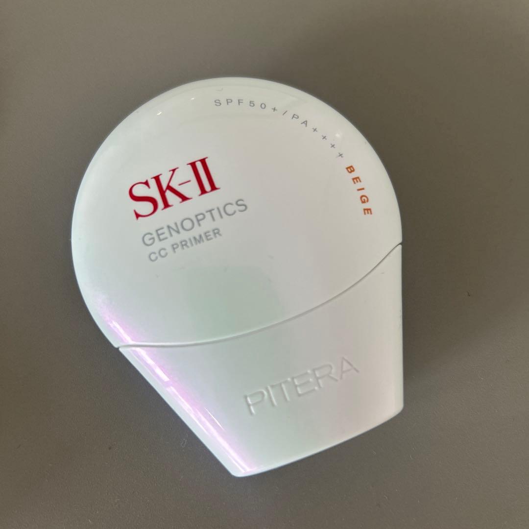 SK-II ジェノプティクス CC プライマー ナチュラルベージュ　おまけ付き