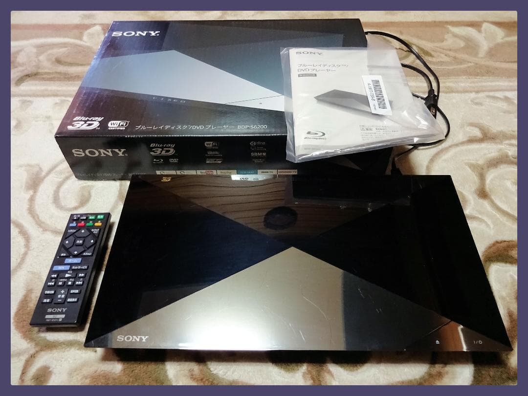 SONY ソニー ブルーレイプレーヤー BDP-S6200 外箱あり・完動品