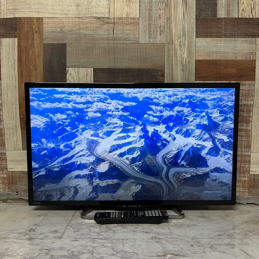 即日受渡❣️全国送料込SHARP32型テレビYouTube、U-NEXTリモコン付