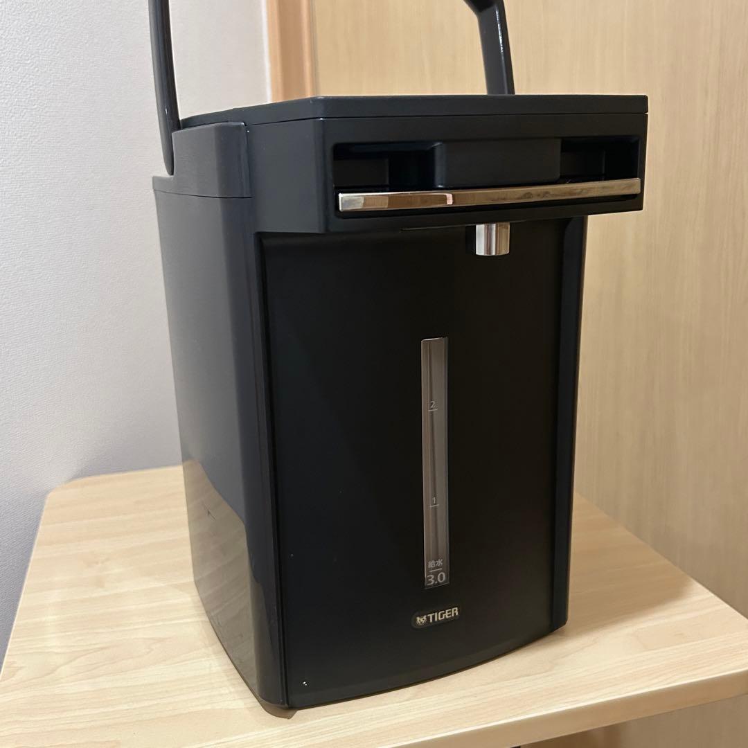 タイガー　蒸気レス VE電気まほうびん　とく子さん　3L　コードレスタイプ