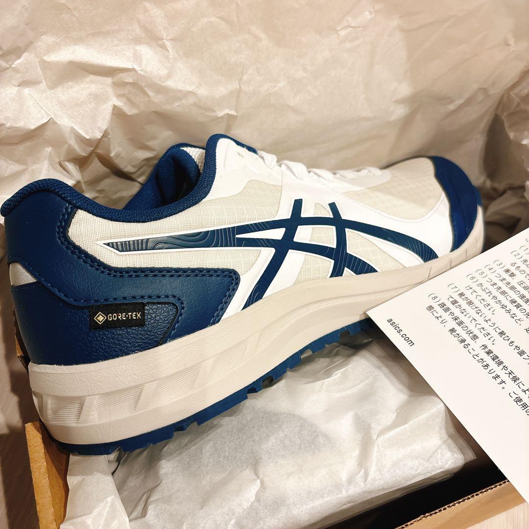 ASICS GORE-TEX 安全靴 ホワイト/ブルー