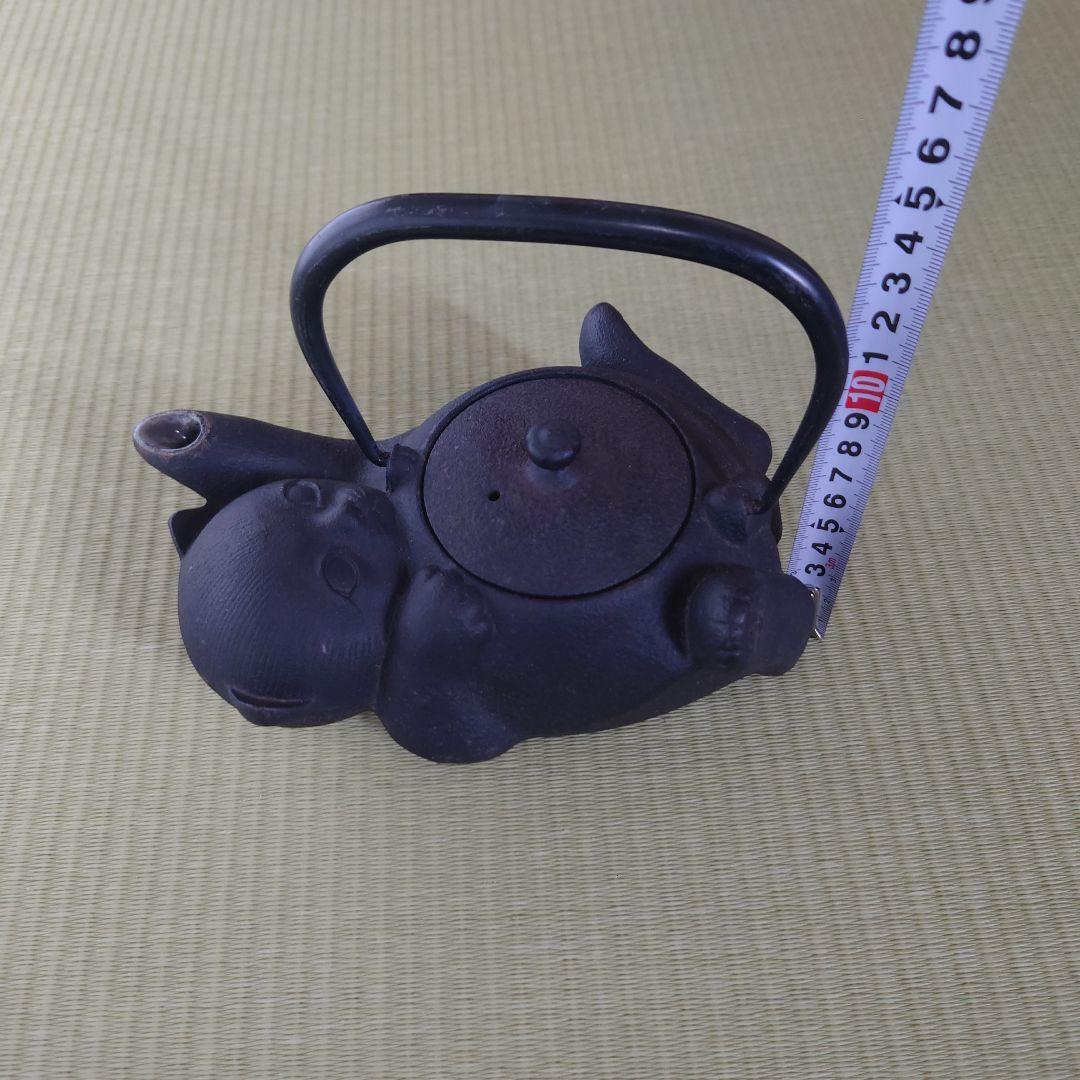 鉄瓶　猫型　ねこ