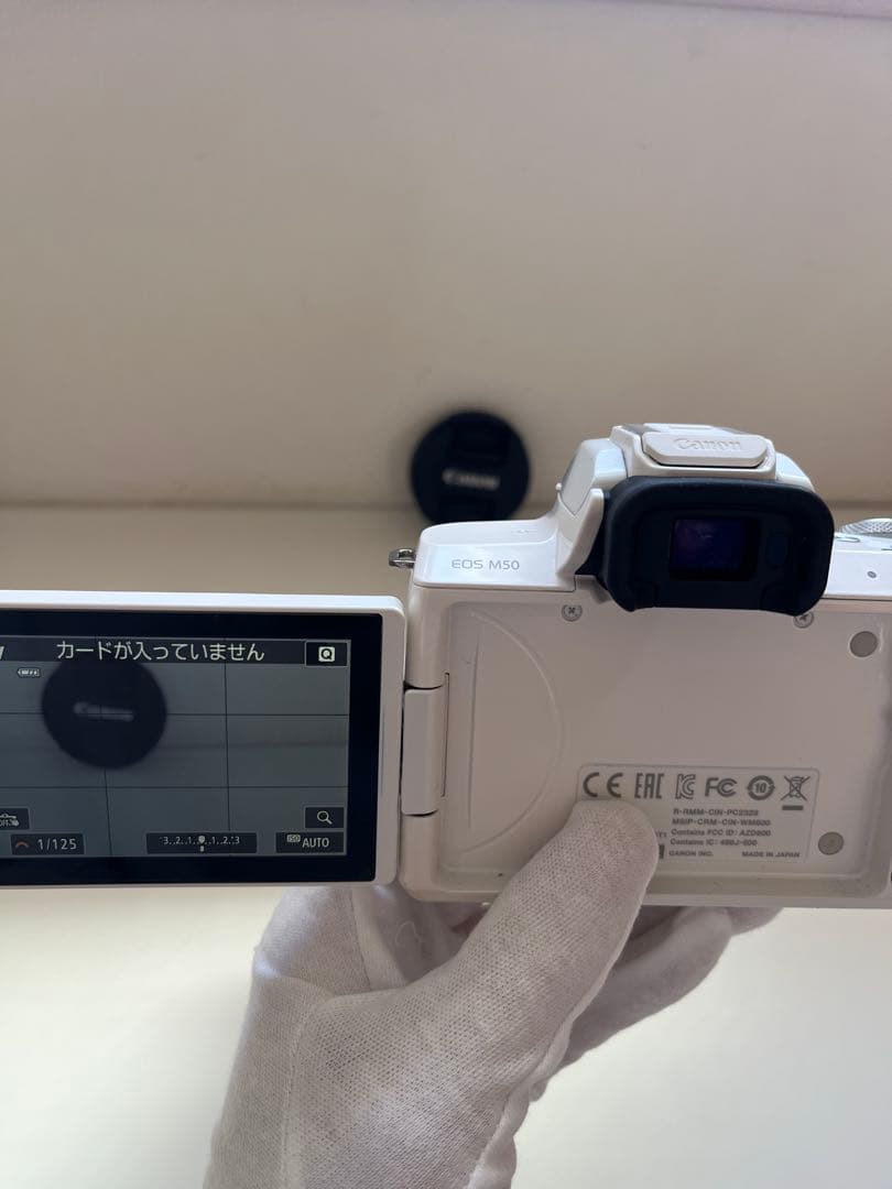 中古【Canon EOS M50 】ホワイト ミラーレスカメラ