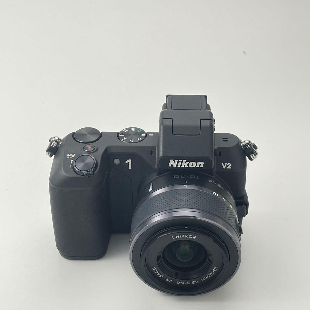 【動作・返品保証】Nikon1 V2 ミラーレス一眼　10-30mm 標準ズーム