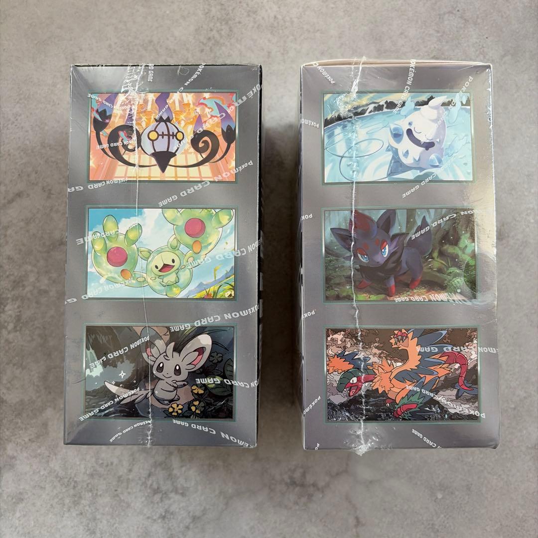 【新品】ポケモンカード ホワイトフレア ブラックボルト 韓国版 2ボックス