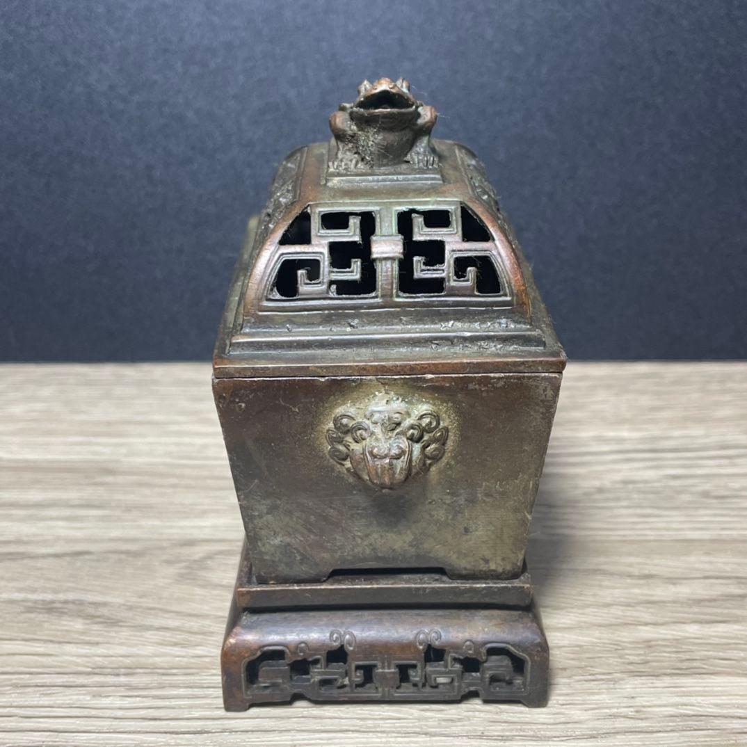 銅器 竜紋香炉 茶道具 香道具 禅意香炉 装飾品 工芸品 置物