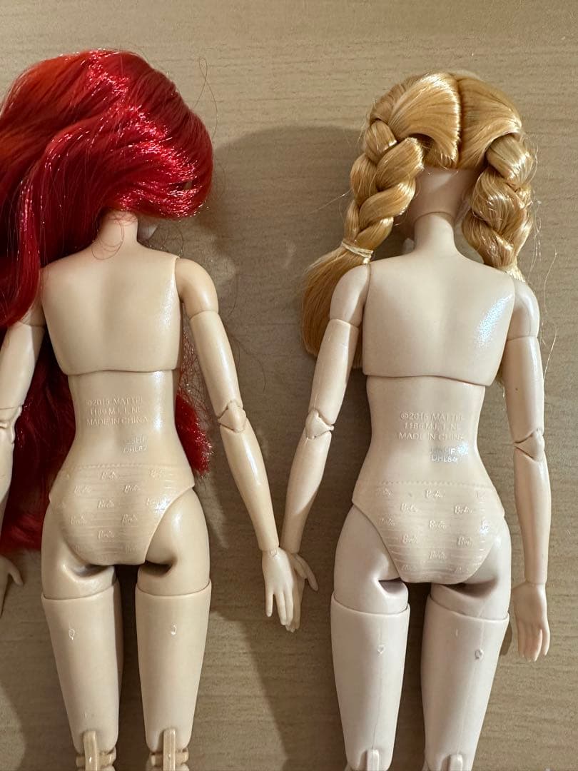 ディズニープリンセスドール2体セット