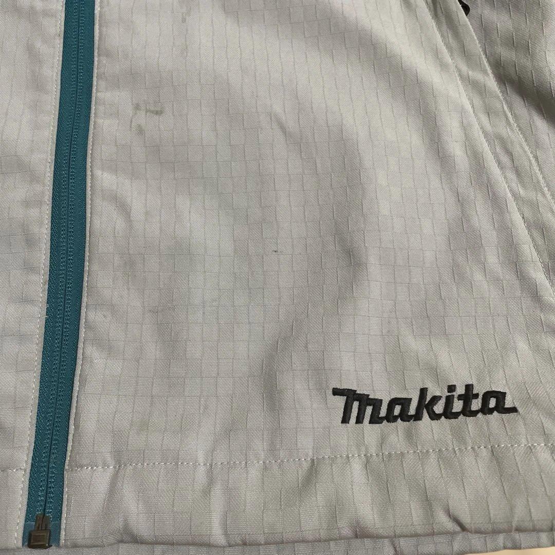 マキタ　ファンベスト バッテリー付き Mサイズ　中古　ライトグレー