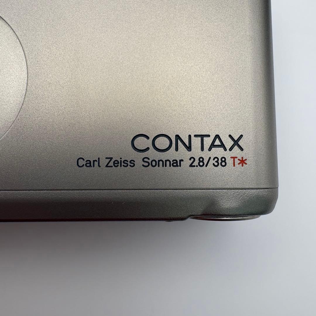 【極美品】動作確認済　CONTAX T2 コンパクトフィルムカメラ　シルバー