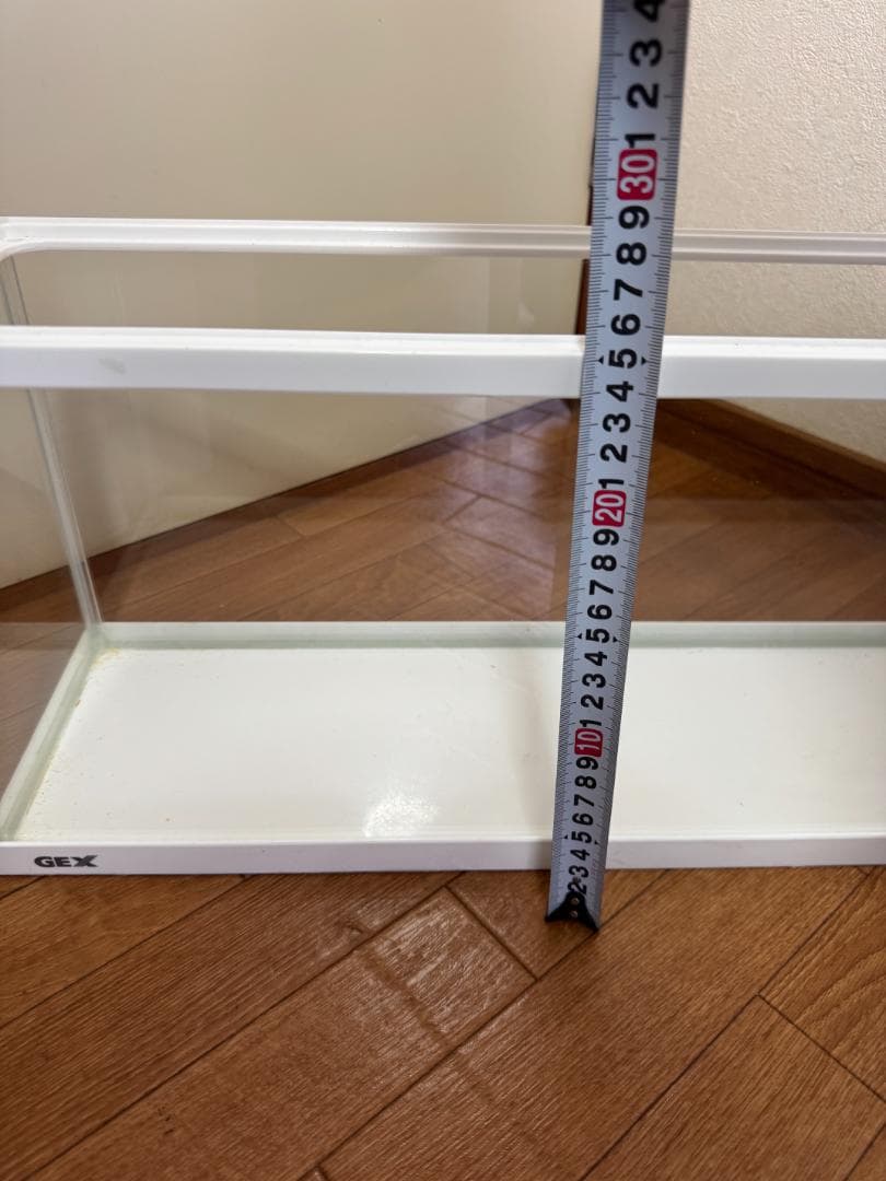 60cmスリム水槽 　ガラス蓋付き 小動物用品セット
