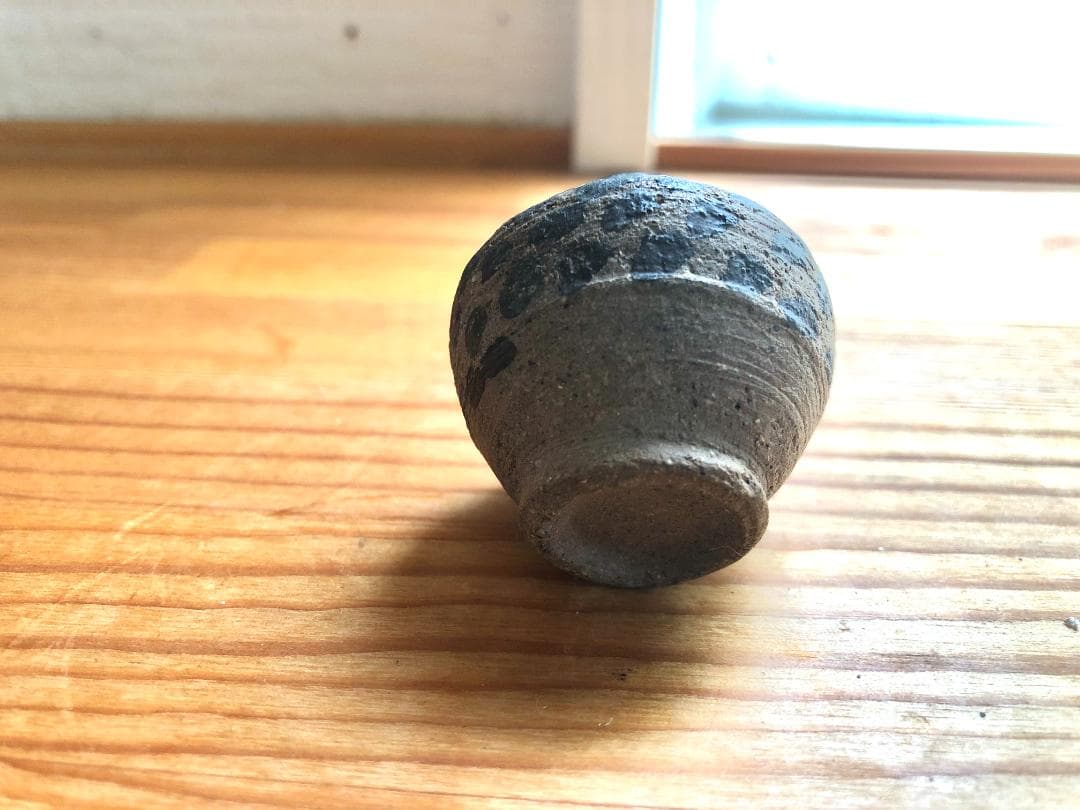 【タイ・骨董】宋胡録（スンコロク）鉄斑紋 小壺（1301年~1600年）