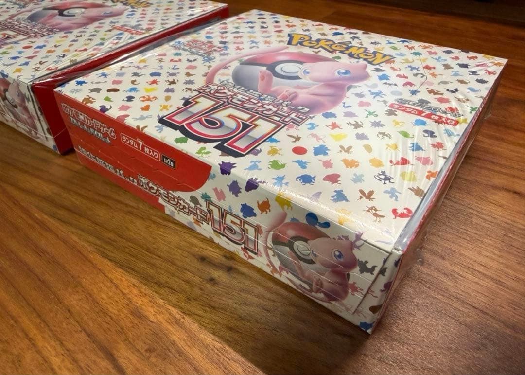 ポケモンカード151BOXシュリンク付き2BOX