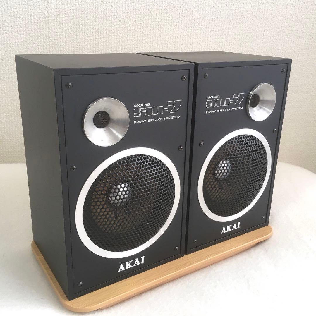 AKAI MODEL SW-7 ☆ ホーンツィーター仕様の希少初代モデル ☆ペア