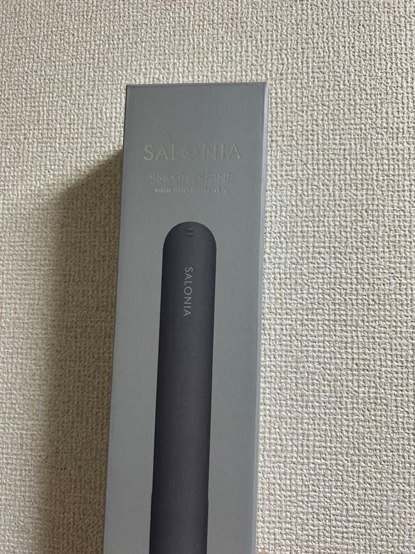 SALONIA スムースシャイン ヘアアイロン 24mm グレー