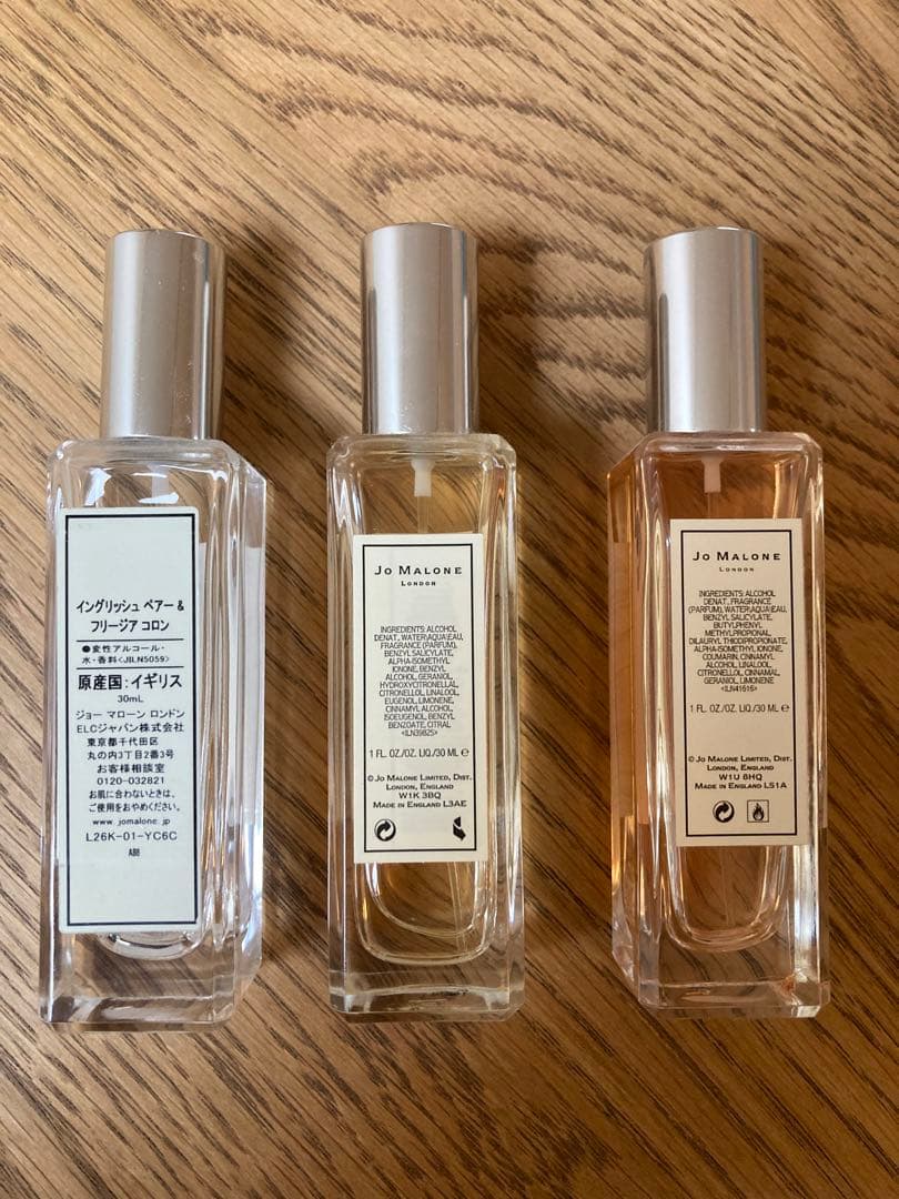 Jo Malone 香水 3本セット　コロン　30ml