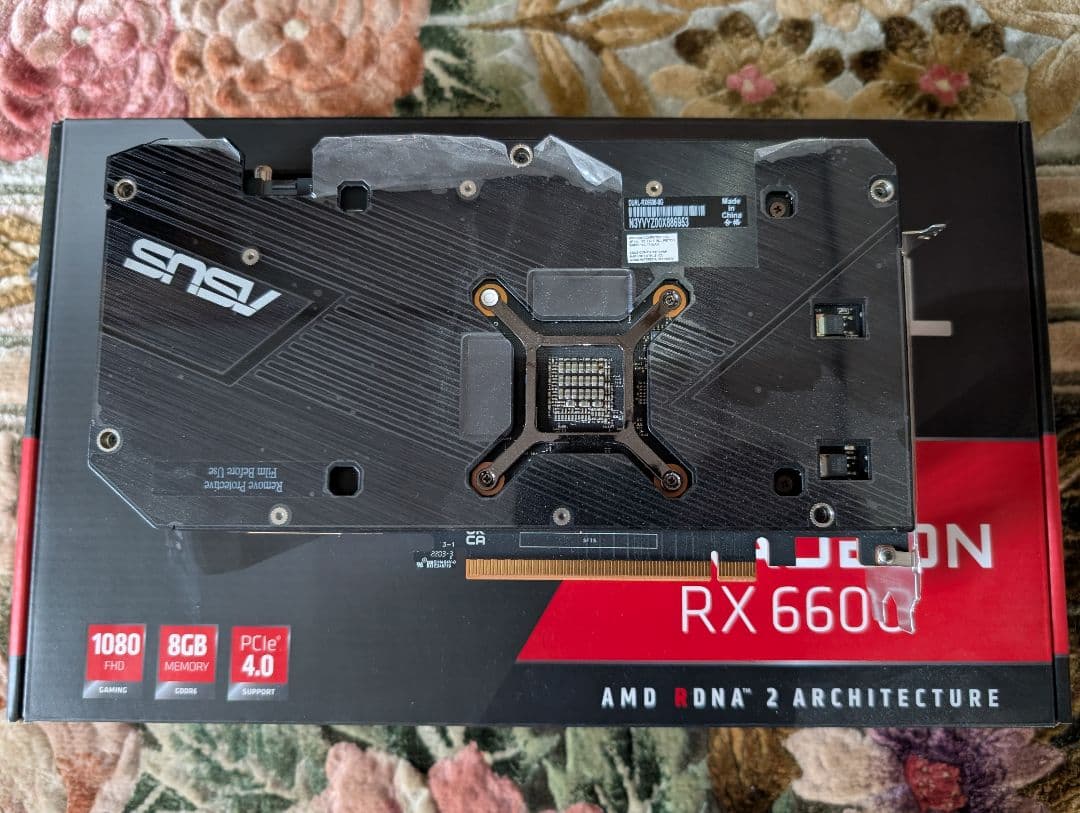 ASUS Radeon RX 6600 8GB グラフィックボード