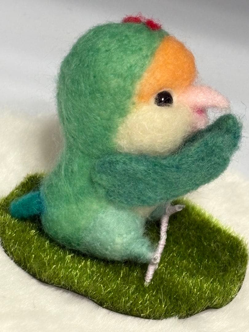 user 羊毛フェルト　ハンドメイド　うふふっ♡コザクラインコ